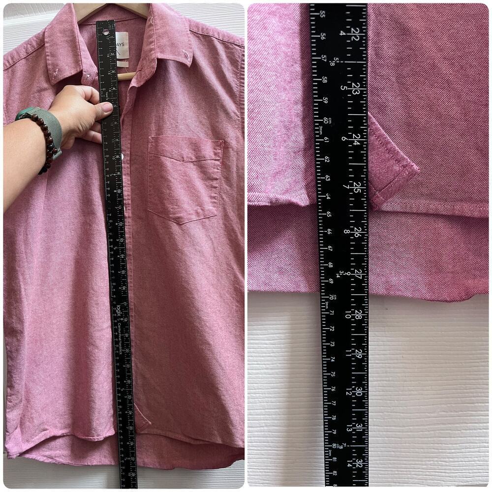 Saturdays Surf NYC Men’s Cotton Short Sleeve Button Down Shirt Size Small - Picture 6 of 10
